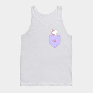 Chubby unicorn Tank Top